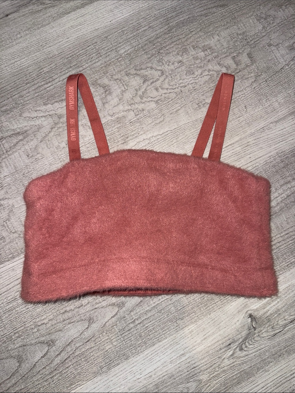 Whitney Eyelash Knit Bandeau in Canyon Red